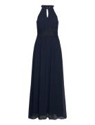 Vila Vimilina Halterneck Maxi Dress - Noos Marinblå