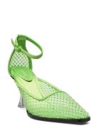 Crystal, 1716 Chisle Heel Shoes Heels Pumps Classic Green STINE GOYA
