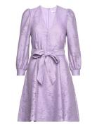 Mini Length Dress Kort Klänning Purple IVY OAK