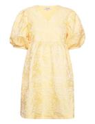 Lotusina Dress Kort Klänning Yellow A-View