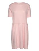 Arense Dress Gots Kort Klänning Pink Basic Apparel