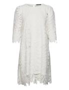 Periwinkle Ina Dress Kort Klänning White Bruuns Bazaar