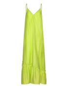 Theagz Long Strap Dress Maxiklänning Festklänning Green Gestuz