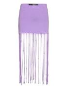 Light Jersey Maxi Skirt Kort Kjol Purple ROTATE Birger Christensen