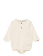 Nbmdavo Ls Loose Body Shirt Lil Bodies Long-sleeved Cream Lil'Atelier