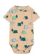 Sgbjudd Camping S_S Body Bodies Short-sleeved Multi/patterned Soft Gal...