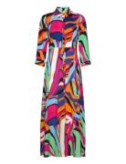 YAS Yassavanna Long Shirt Dress S. Noos Multi/patterned