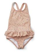 Amara Swimsuit Baddräkt Badkläder Pink Liewood