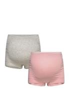 Maternity Briefs 2 P Cotton Trosa Brief Tanga Pink Lindex