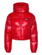 Tommy Jeans Tjw Crp Alaska Puffer Röd