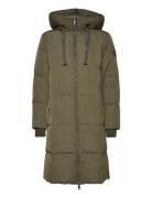 Nova Square Down Coat Fodrad Rock Khaki Green MOS MOSH