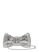 Clutch Bag With Bow Design Bags Clutches Silver Mango