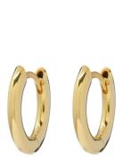 LUV AJ The Plain Amalfi Huggies-14K Antique Gold Guld