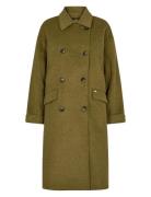 MOS MOSH Mmvenice Wool Coat Grön