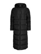 ONLY Onlanna X Long Hood Puffer Coat Otw Svart