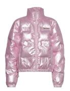 Madeline Debossed Puffer Jacket Fodrad Jacka Pink Juicy Couture