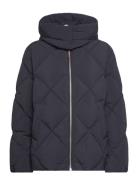 Tommy Hilfiger Hw Down Diamond Baffle Jacket Marinblå