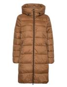 Women Coats Woven Regular Fodrad Rock Brown Esprit Casual