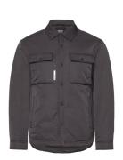 Jacket Regular Essential Kviltad Jacka Black Replay