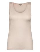 Lady Avenue Silk Jersey - Tank Top Beige