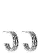 Lexie Tripple Hoop Accessories Jewellery Earrings Hoops Silver By Joli...