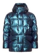 Rains Harbin Puffer Jacket W3T4 Blå