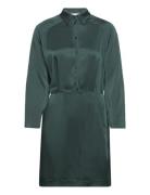 Mini Length Wrap Dress Kort Klänning Green IVY OAK