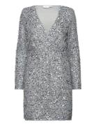 Vila Vicava Sequin Dress / 1 Silver