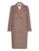 Perryiw Classic Coat Outerwear Coats Winter Coats Brown InWear