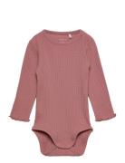 Nbftusia R Ls Body Bodies Long-sleeved Pink Name It