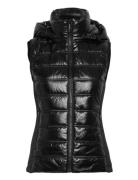 Calvin Klein Lw Padded Waisted Nylon Vest Svart