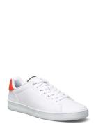 Court Sneaker Leather Cup Låga Sneakers White Tommy Hilfiger