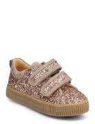 Shoes - Flat - With Velcro Låga Sneakers Pink ANGULUS