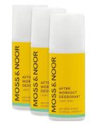 MOSS & NOOR After Workout Deodorant Light Mint 3 Pack Nude