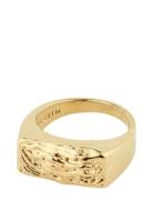 Star Recycled Ring Ring Smycken Gold Pilgrim