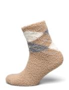 Sc-Viviann Lingerie Socks Regular Socks Beige Soyaconcept
