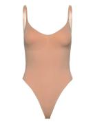 Hunkemöller Smls Hl String Body Beige