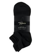 TOPECO Sport Socks, Low-Cut 4-P, Black 40/45 Svart