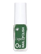 Minilack Oxygen Färg A738 Nagellack Smink Green Depend Cosmetic