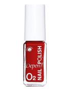 Minilack Oxygen Färg A040 Nagellack Smink Red Depend Cosmetic