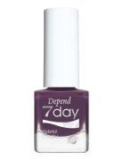 7Day Hybrid Polish 7298 Nagellack Smink Purple Depend Cosmetic