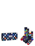 4-Pack Multi-Color Socks Gift Set Lingerie Socks Regular Socks Navy Ha...