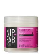 Salicylic Acid Night Pads Rengöringsservetter Ansikte Nude Nip+Fab