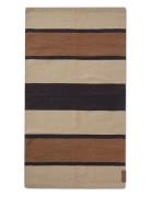 Lexington Home Striped Organic Cotton Rug Beige