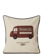 Lexington Home Coffee Truck Organic Cotton Twill Pillow Cover Beige