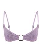 Ring Lissio Crop Cocoa Lurex Swimwear Bikinis Bikini Tops Triangle Bik...