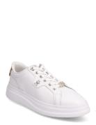 Pointy Court Sneaker Hardware Låga Sneakers White Tommy Hilfiger