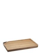 Rösle Cutting Board With Handle Brun