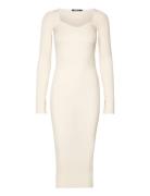 Gina Tricot Knitted Midi Dress Vit