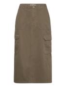 ONLY Onlmalfy Long Cargo Skirt Pnt Beige